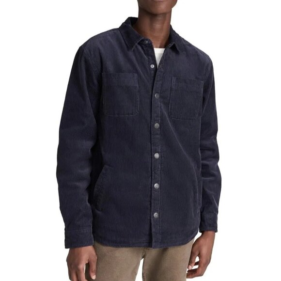 Katin The Harold Corduroy Shirt Jacket in Navy NEW - Picture 2 of 8